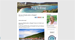 Desktop Screenshot of pegs-blog.stbarth.com