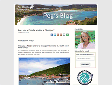Tablet Screenshot of pegs-blog.stbarth.com